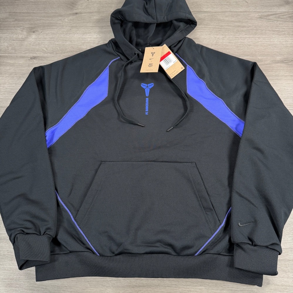 Nike X FC Barcelona X Kobe Bryant Mamba Therma Hoodie Pullover Jacket Large